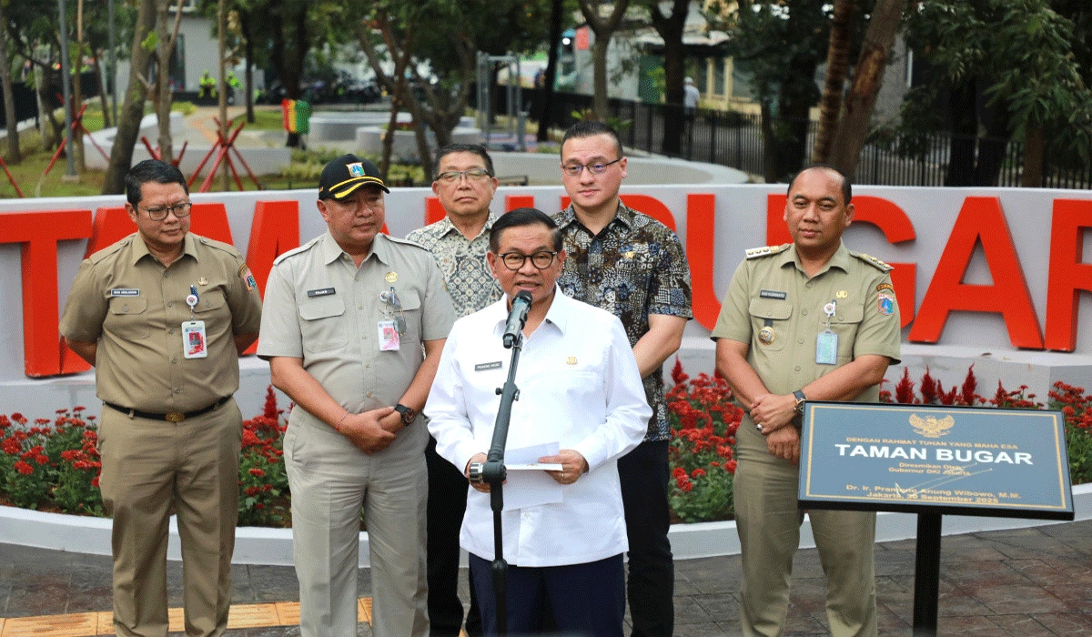 Pramono Dorong Warga Hidup Sehat Dengan Manfaatkan Taman Kota