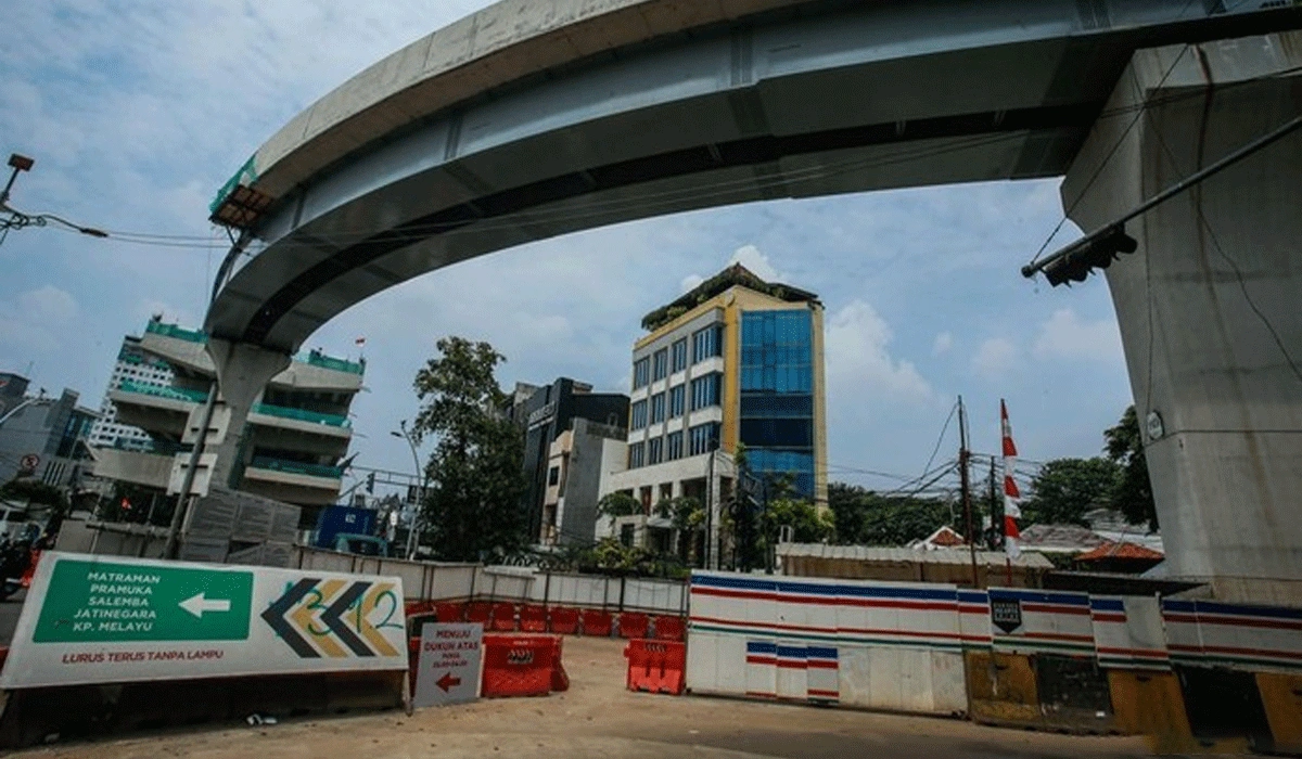 Proyek LRT Jakarta Fase 1B Capai 74%, Target Operasional 2026