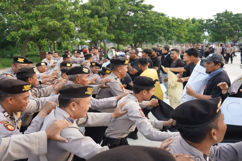 Polres Jakut Gelar Simulasi Tanggap Darurat Unjuk Rasa di JIS