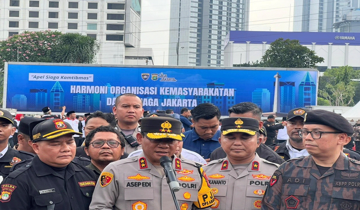 Kapolda Metro Pimpin Apel Siaga Kamtibmas, Minta Ketum Ormas Perkuat Pengamanan Jakarta