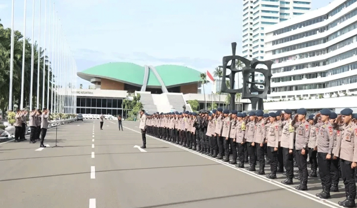 Demo Buruh di DPR, 1.464 Petugas Gabungan Dikerahkan Kawal Aksi Damai